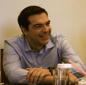 Líder de Syriza, Alexis Tsipras, en el Parlamento heleno | Claudia Niubó